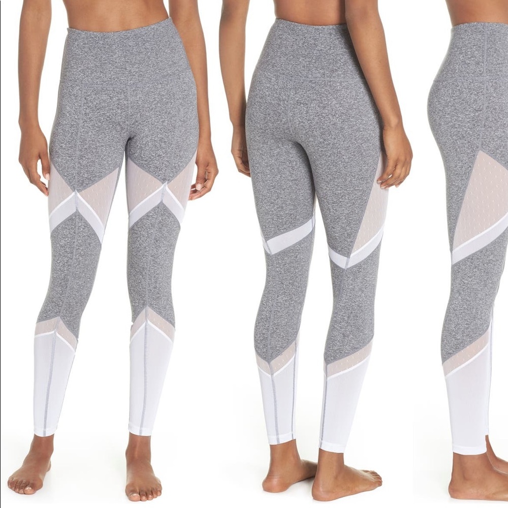 Zella Sun Salutarion High Waist Leggings. Color: Grey Graphite